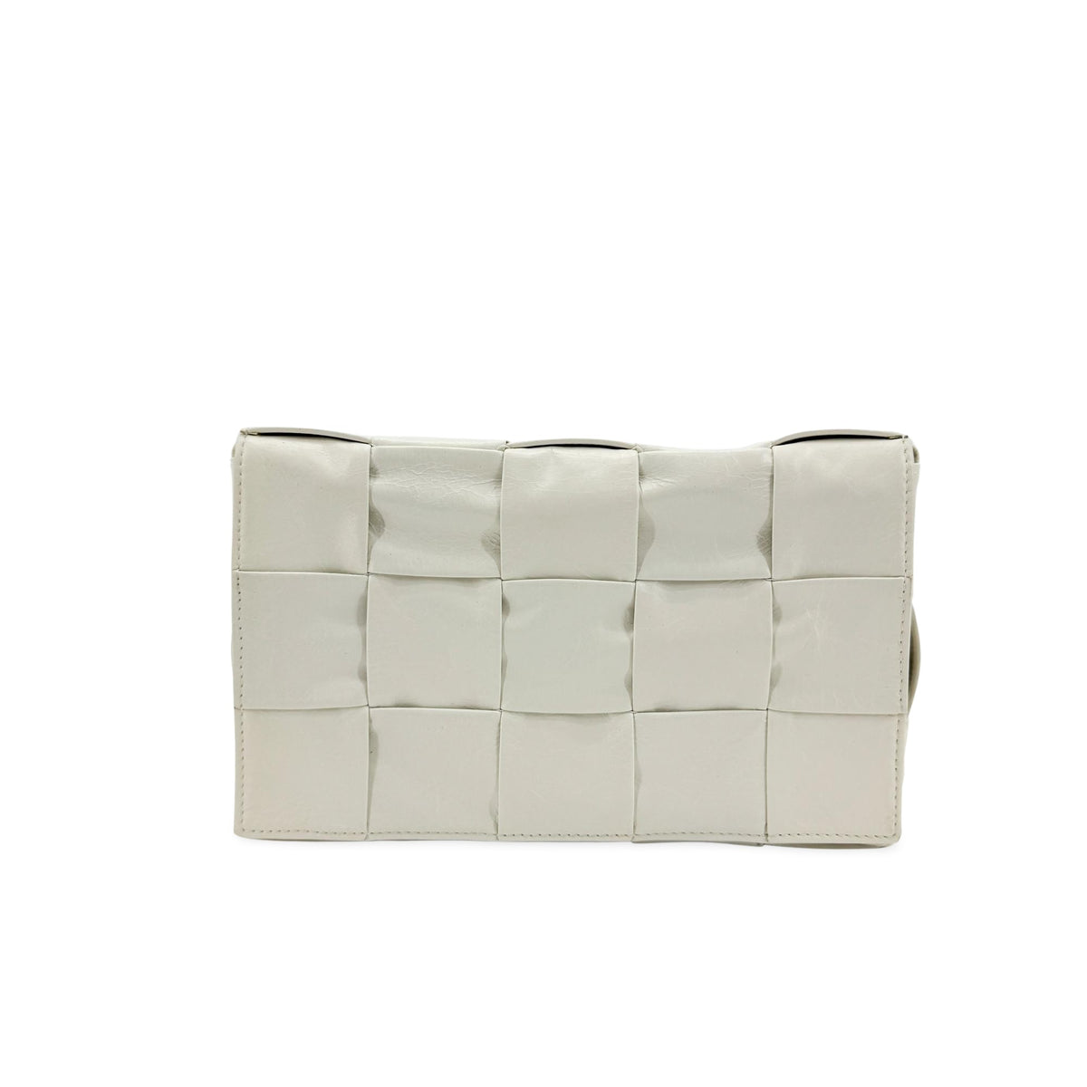 Bottega Veneta Brick Cassette Maxi Intrecciato Leather Small