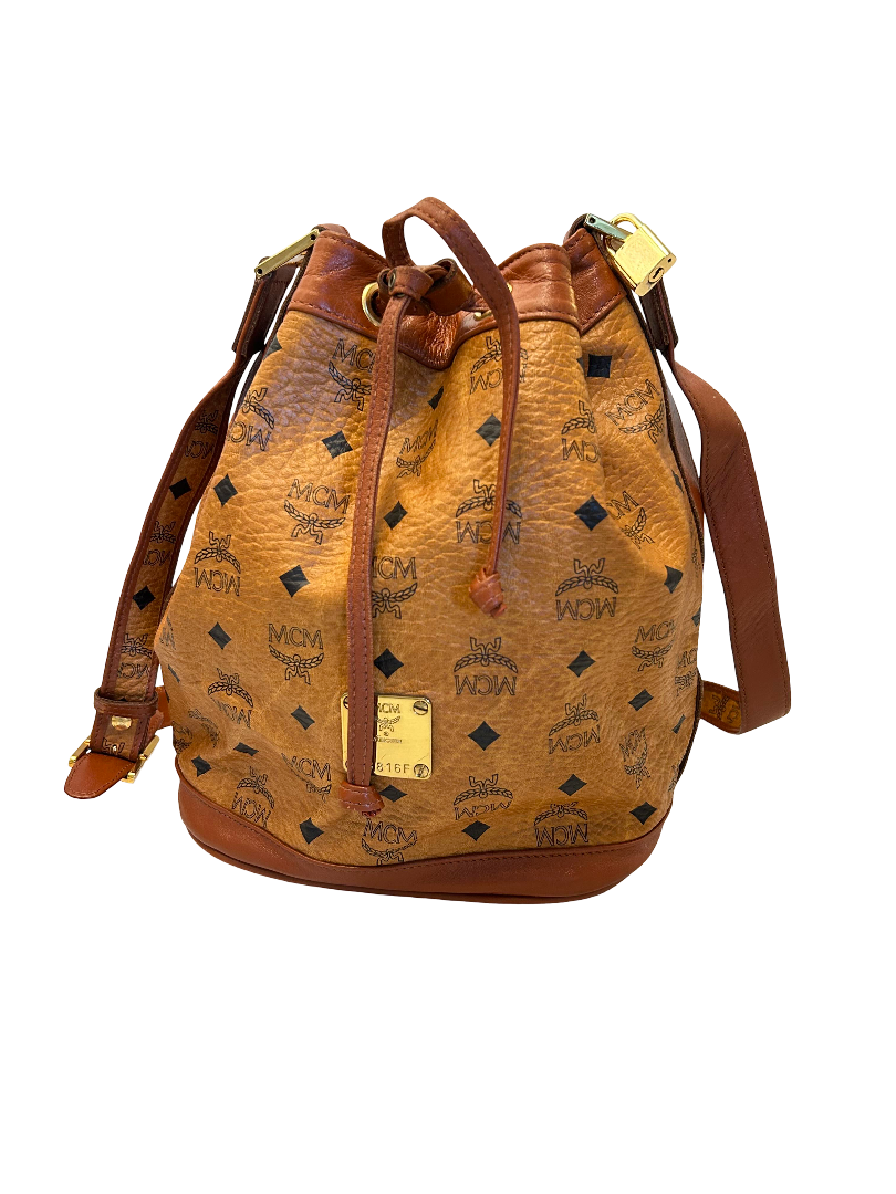 MCM Drawstring Leather medium
