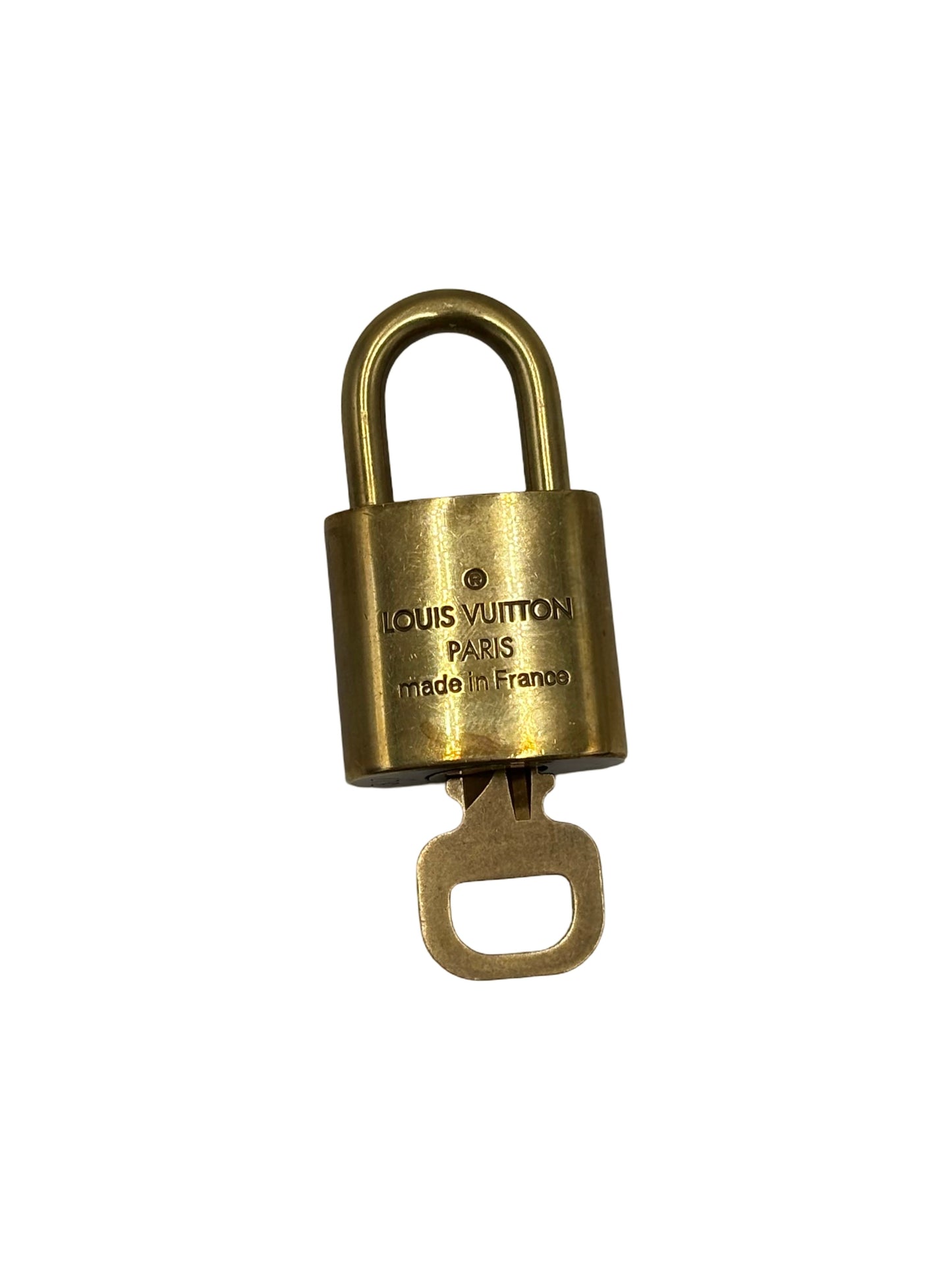 Louis Vuitton Padlock and Key Logo Metal medium