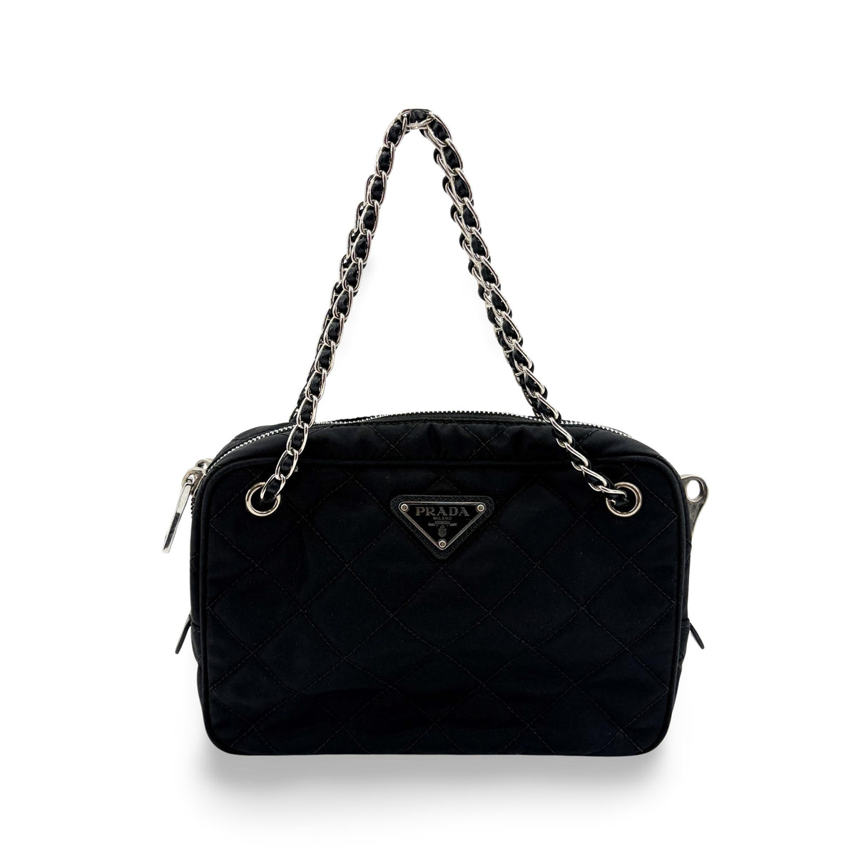 Prada Convertible Quilted Tessuto Medium
