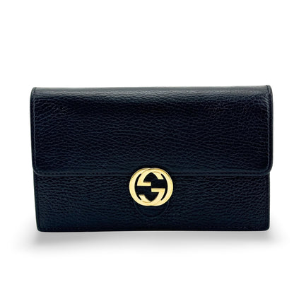 Gucci Interlocking Wallet on Chain Leather Product Image