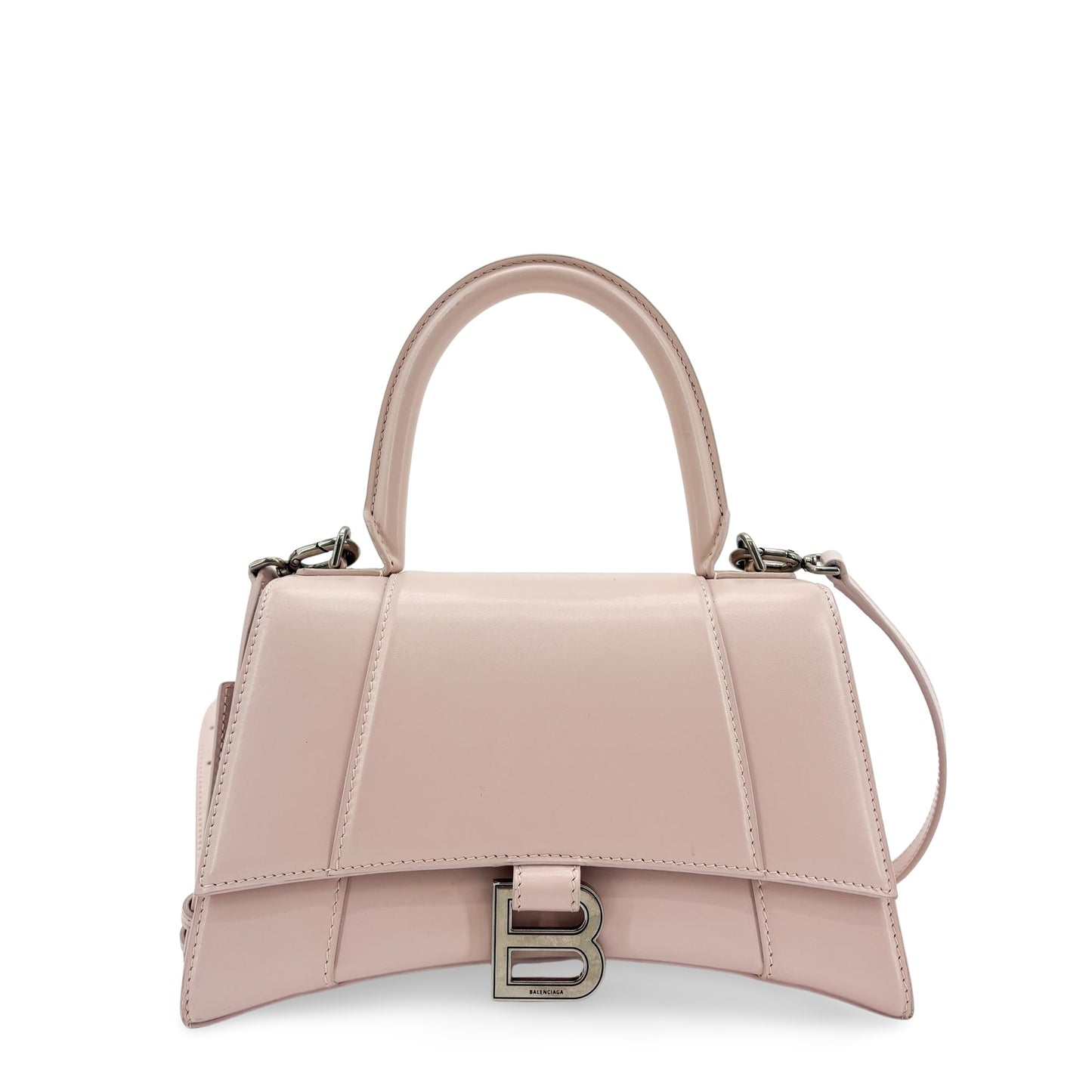 Balenciaga Hourglass Top Handle Leather Small