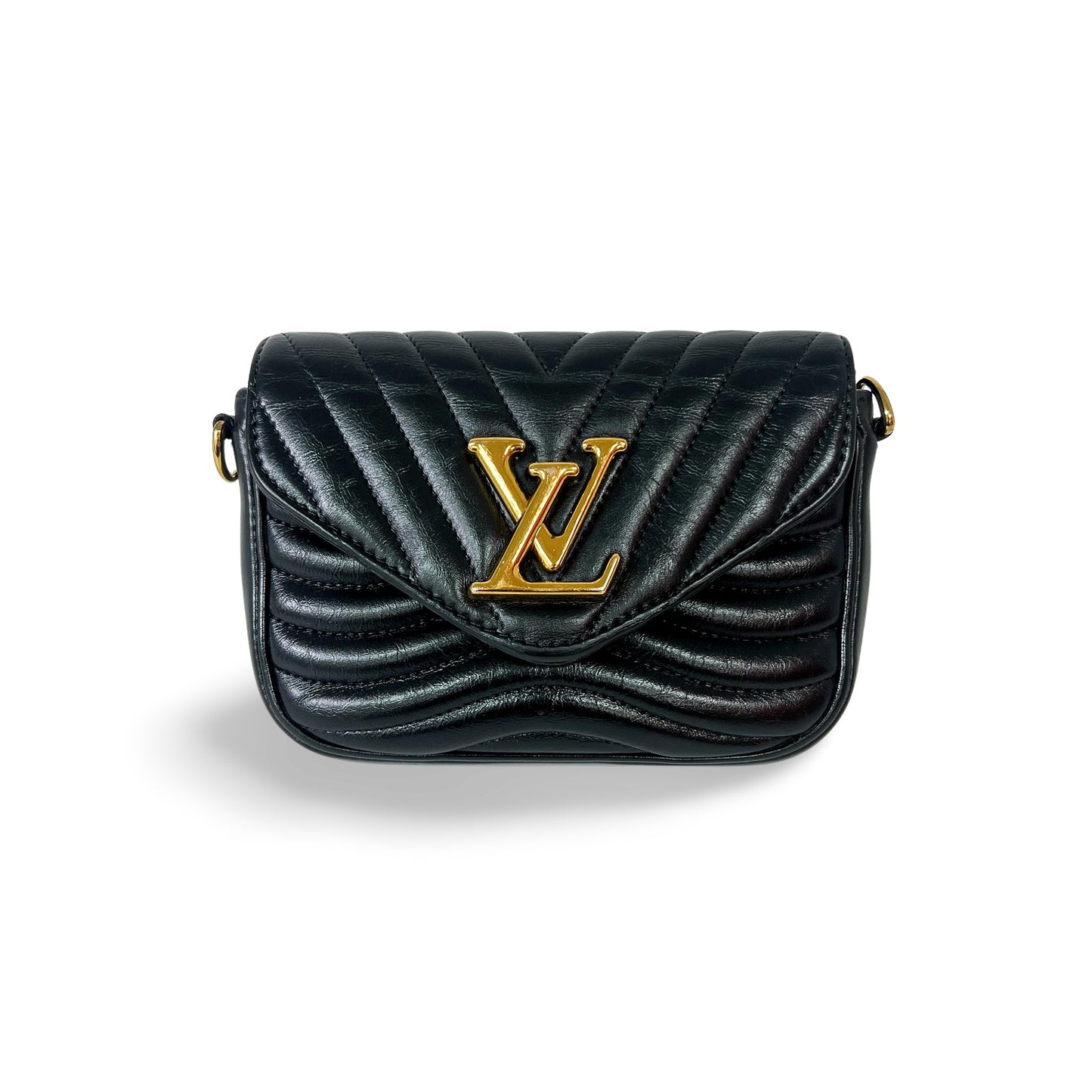Louis Vuitton New Wave Chain Bag Quilted Leather MM