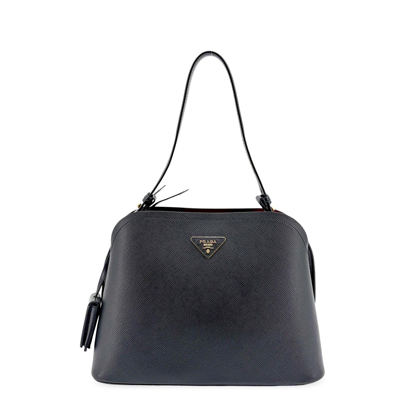 Prada Matinee Top Handle Saffiano Leather Micro