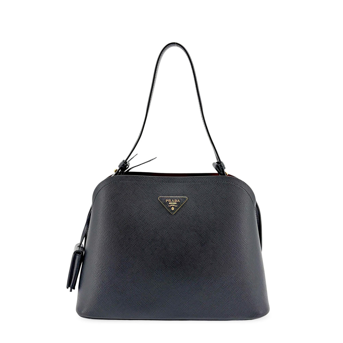 Prada Matinee Top Handle Saffiano Leather Micro