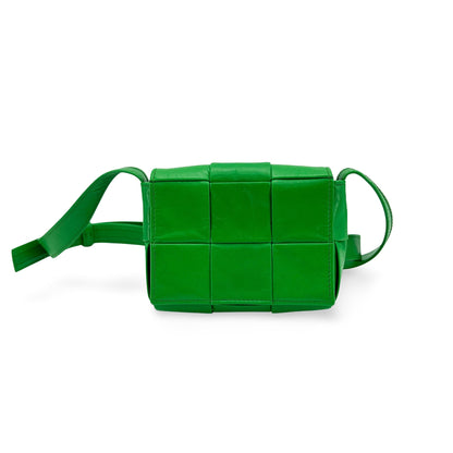Bottega Veneta Cassette Maxi Intrecciato Leather Extra Mini