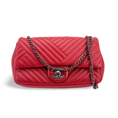 Chanel Classic Single Flap Chevron Lambskin Medium
