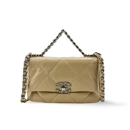 Chanel 19 Flap Quilted Leather Medium