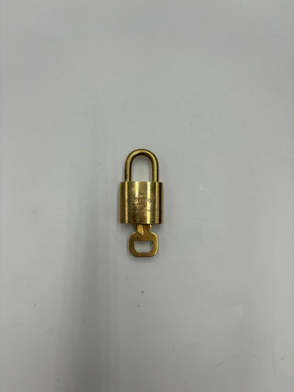 Louis Vuitton Padlock and Key Logo Cufflinks Metal Product Image