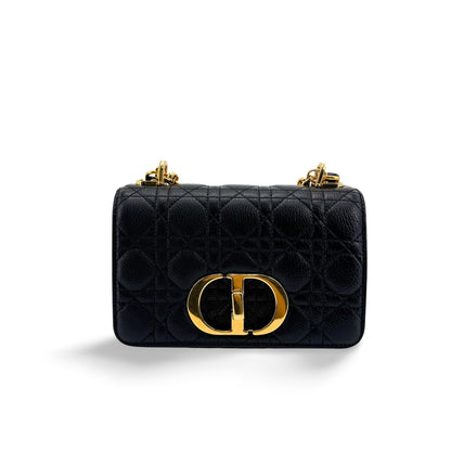 Christian Dior Caro Cannage Quilt Calfskin New Medium