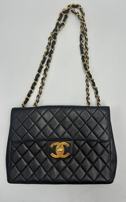 Chanel Vintage Classic Double Flap Maxi CC Lambskin Product Image