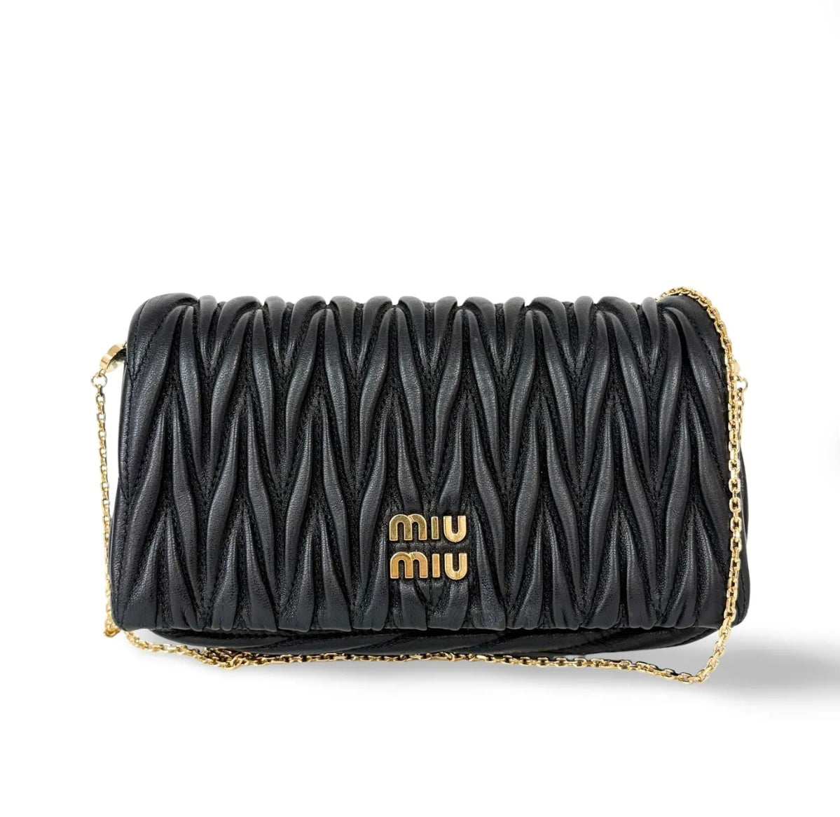 Miu Miu Nappa Matelassè Leather Product Image