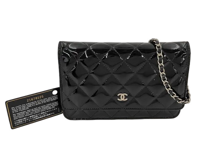 Chanel Wallet on Chain Quilted Patent medium