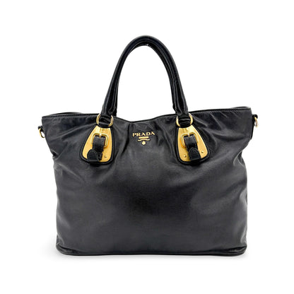 Prada Vitello Daino Convertible Tote Vitello Daino Product Image