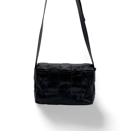 Bottega Veneta Brick Cassette Maxi Intrecciato Leather Small