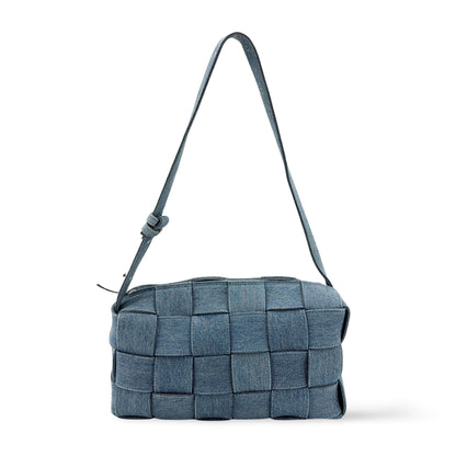 Bottega Veneta Cassette Maxi Intrecciato Denim Product Image