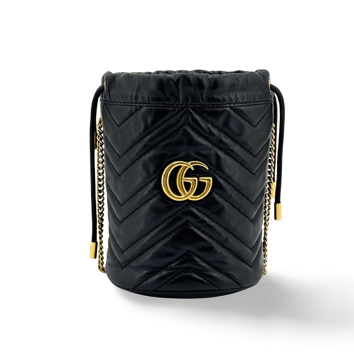 Gucci GG Marmont Bucket Matelasse Leather Mini