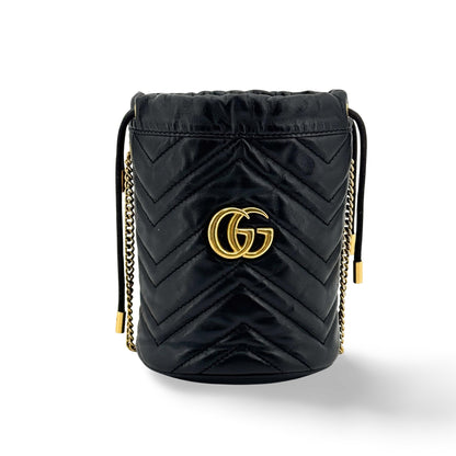 Gucci GG Marmont Bucket Matelasse Leather Mini