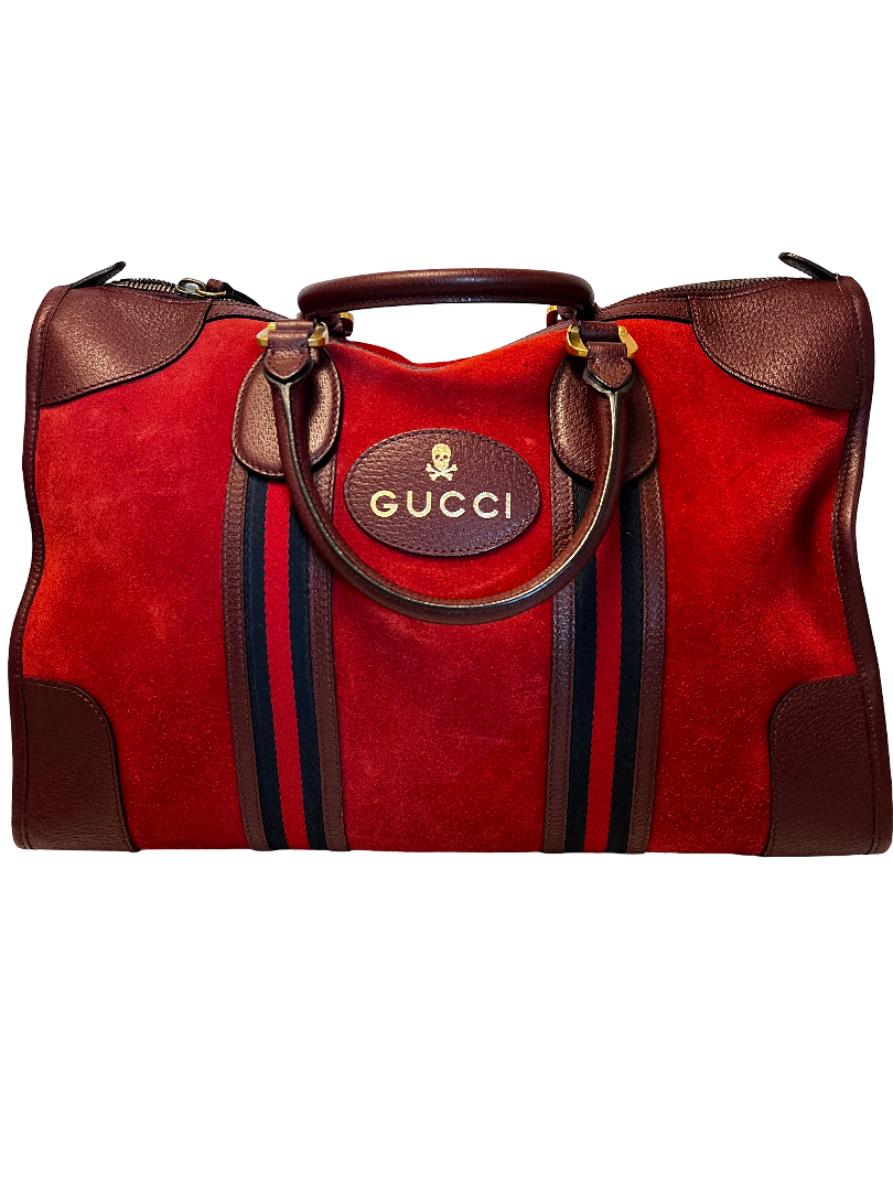 Gucci Zip Weekender GG Canvas and leather XL