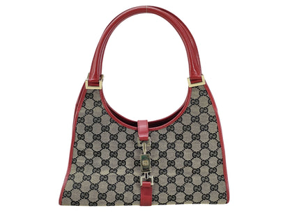 Gucci Vintage Jackie O Hobo Canvas and leather Product Image