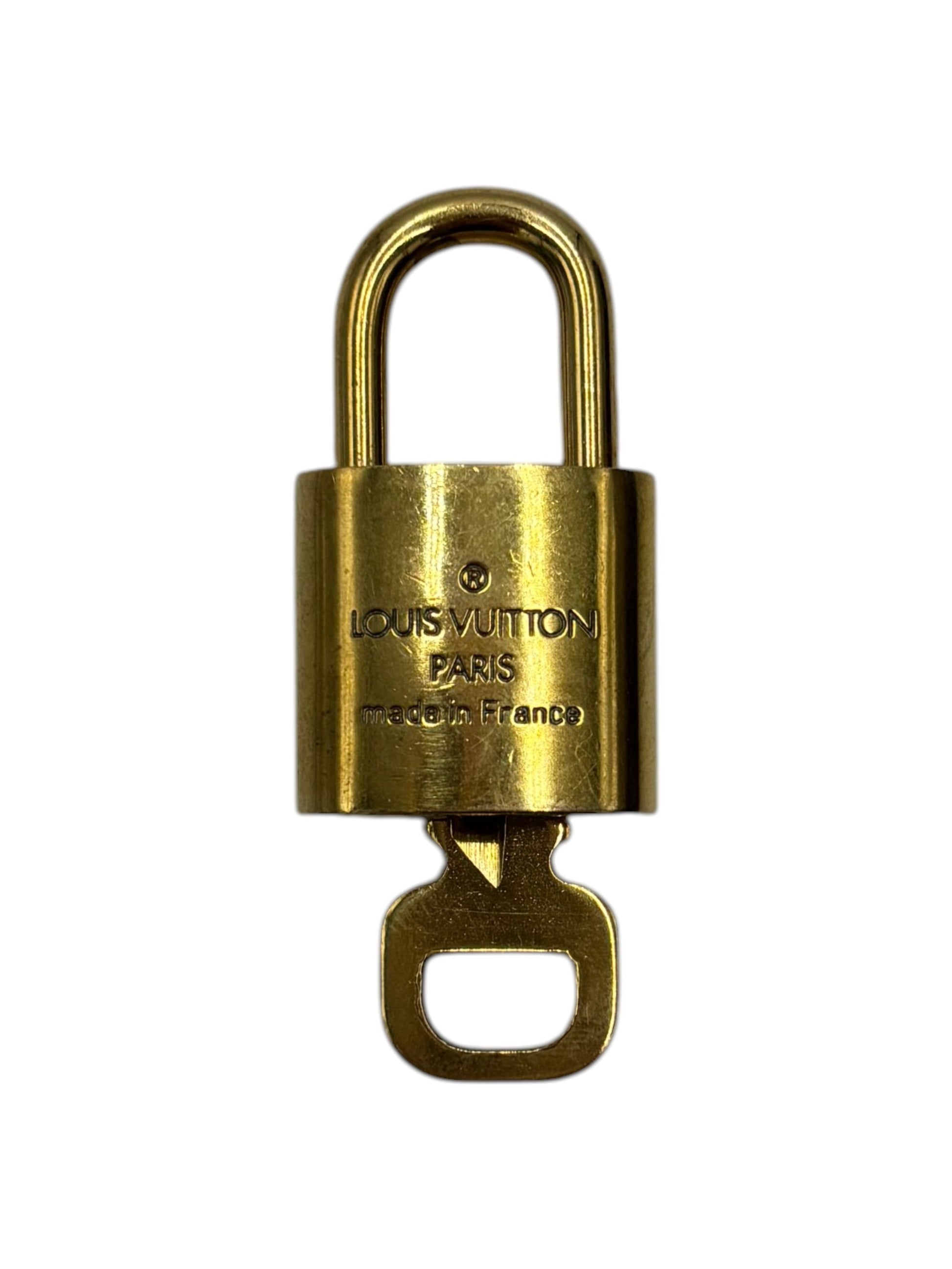 Louis Vuitton Padlock and Key Logo Cufflinks Metal Product Image