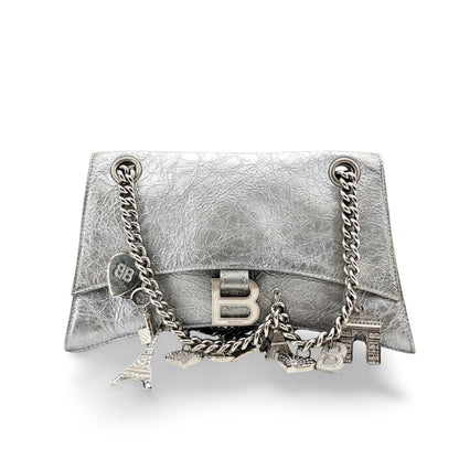 Balenciaga Crush Charm Chain Flap Leather Small