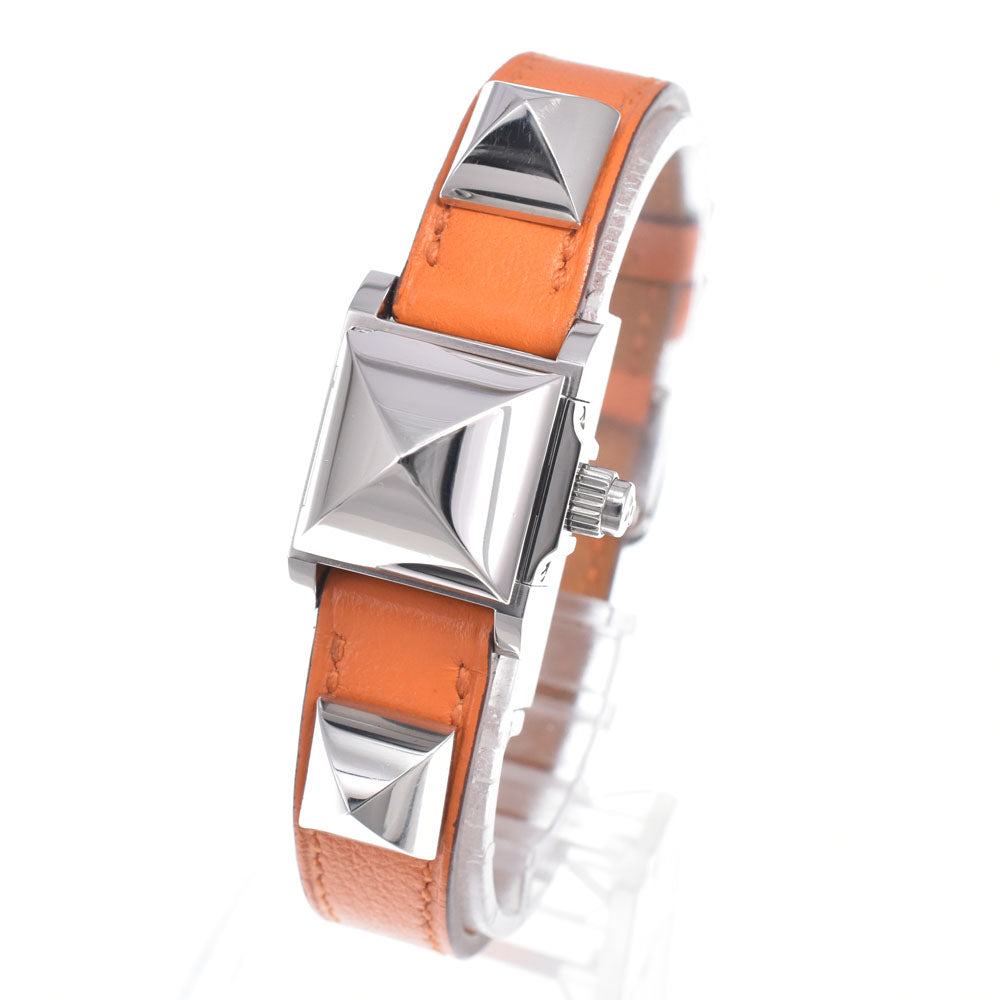 Hermes Medor Quartz Metal and Leather 23