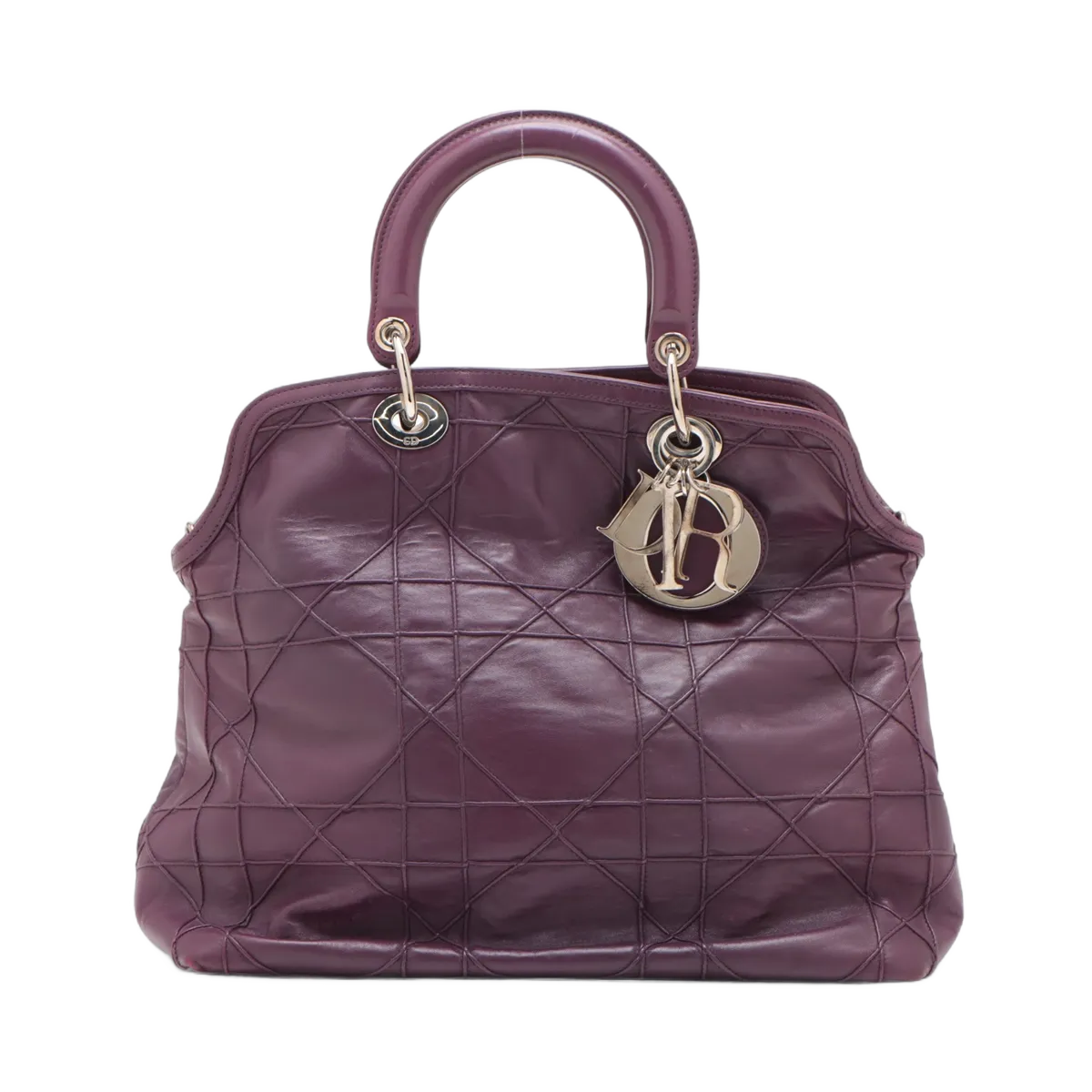 Christian Dior Granville Satchel Leather Large