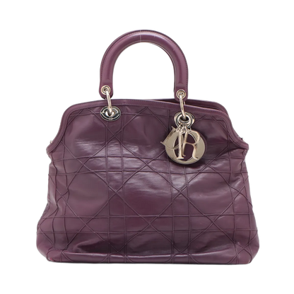 Christian Dior Granville Satchel Leather Large