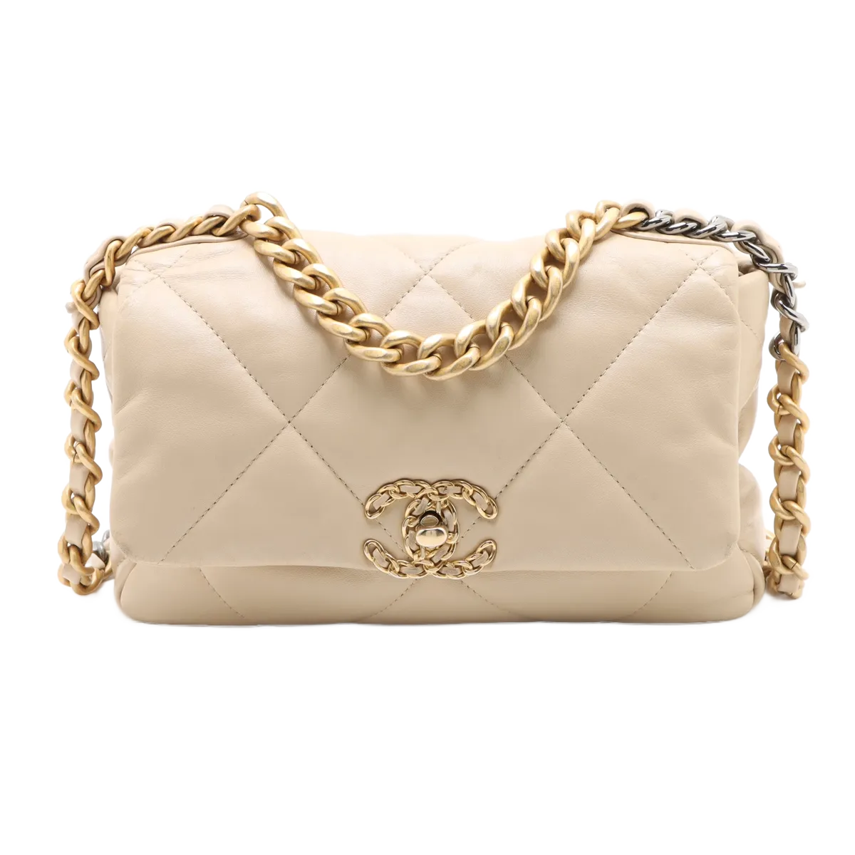 Chanel 19 Flap Bag Quilted Leather Medium