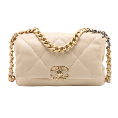 Chanel 19 Flap Bag Quilted Leather Medium