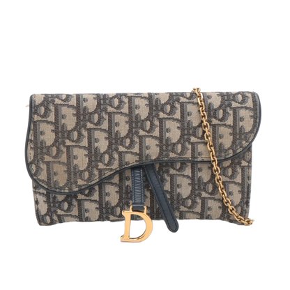 Christian Dior Saddle Chain Oblique Canvas Product Image