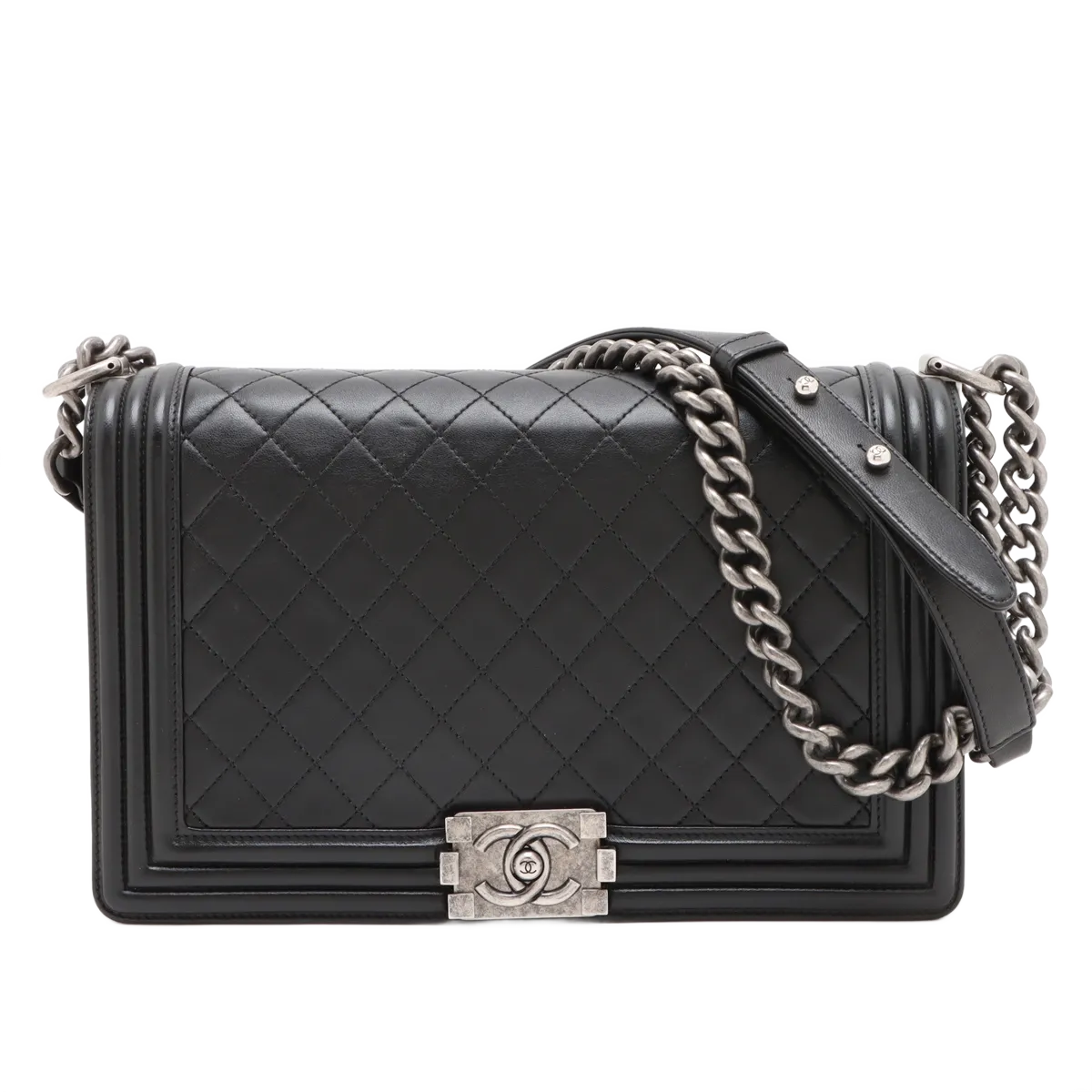 Chanel Boy Flap Quilted Lambskin Large