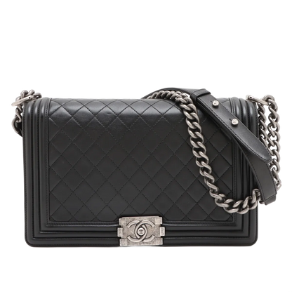 Chanel Boy Flap Quilted Lambskin Large