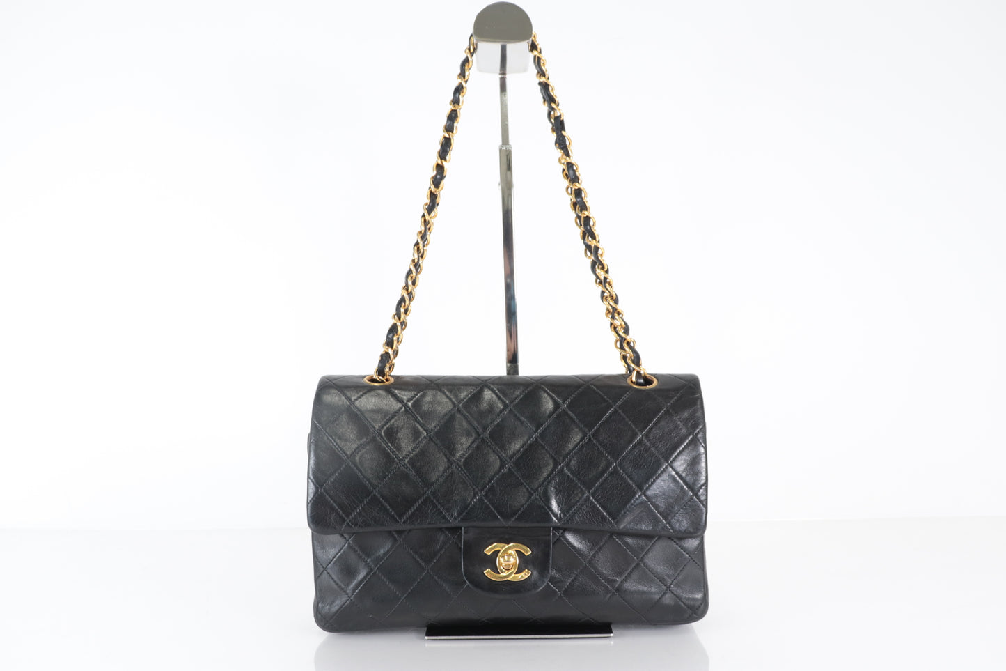 Chanel Vintage Classic Double Flap Quilted Lambskin Medium