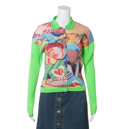 Pleats Please T-Shirt multicolor Polyster M