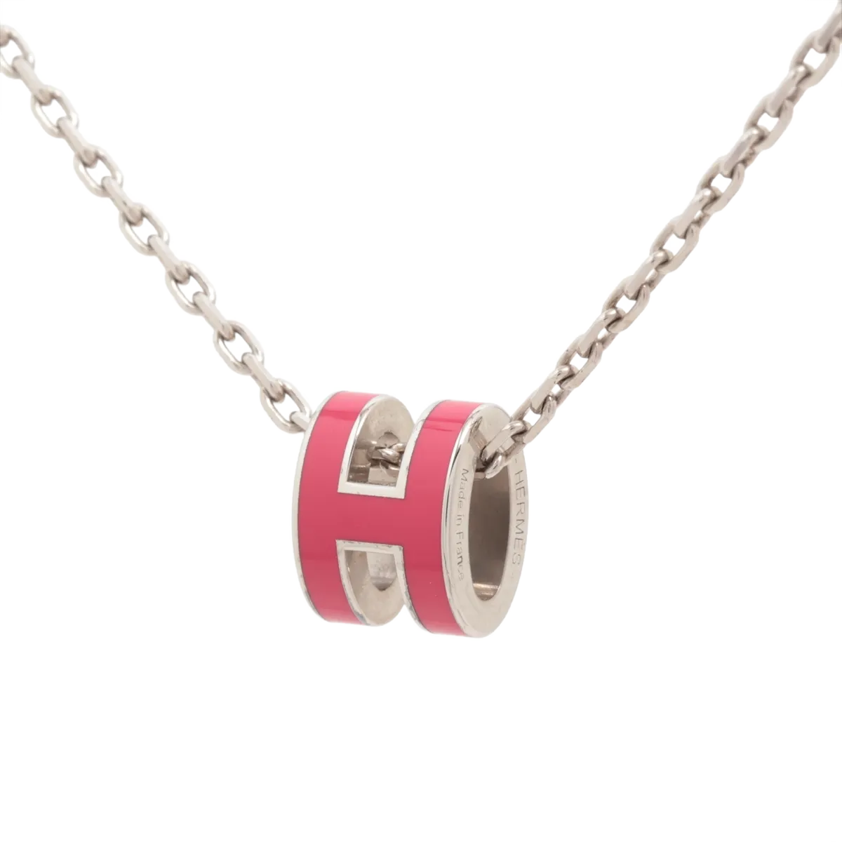 Hermes Pop H Pendant Chain Metal and Enamel Mini