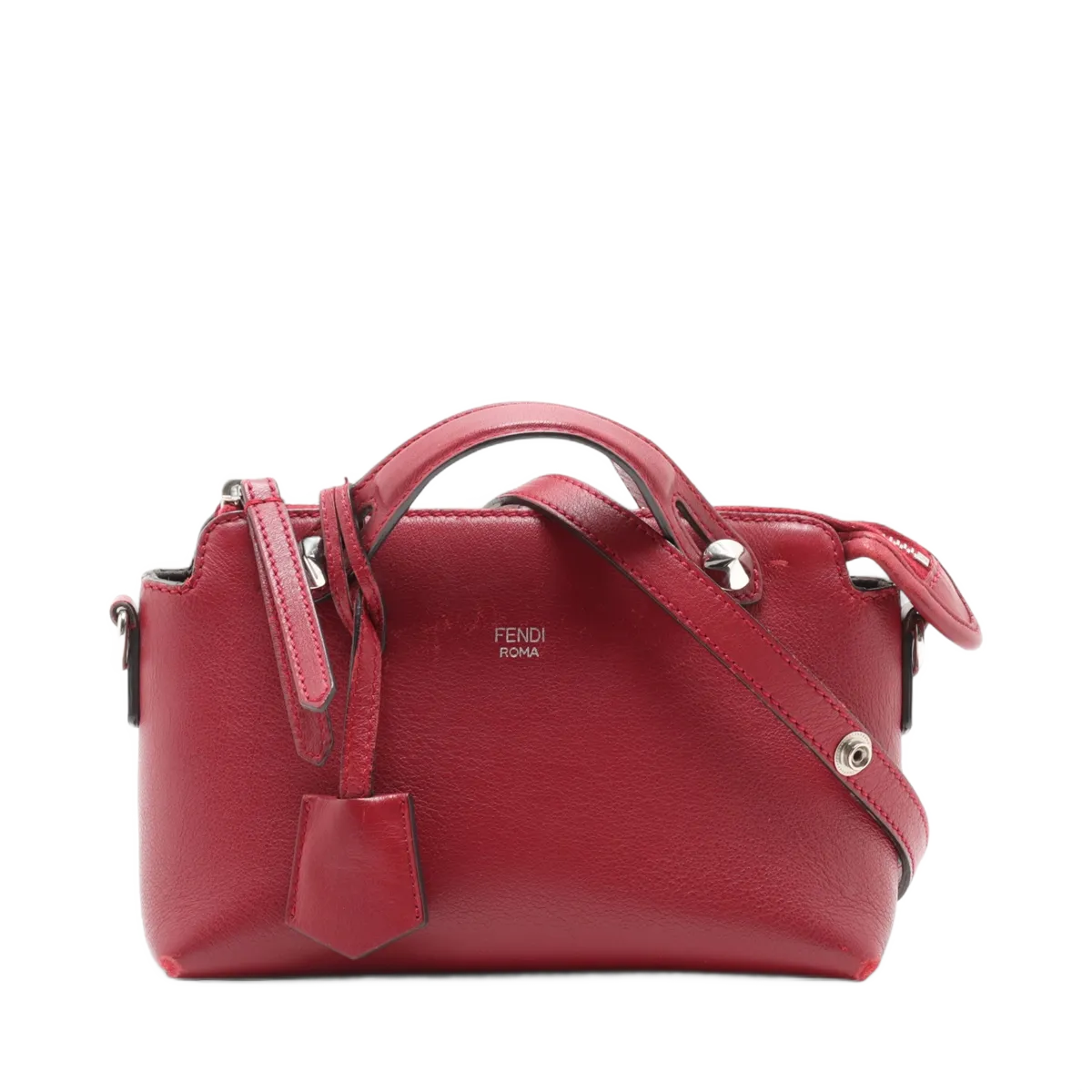 Fendi By The Way Satchel Joshua Vides Printed Leather Small
