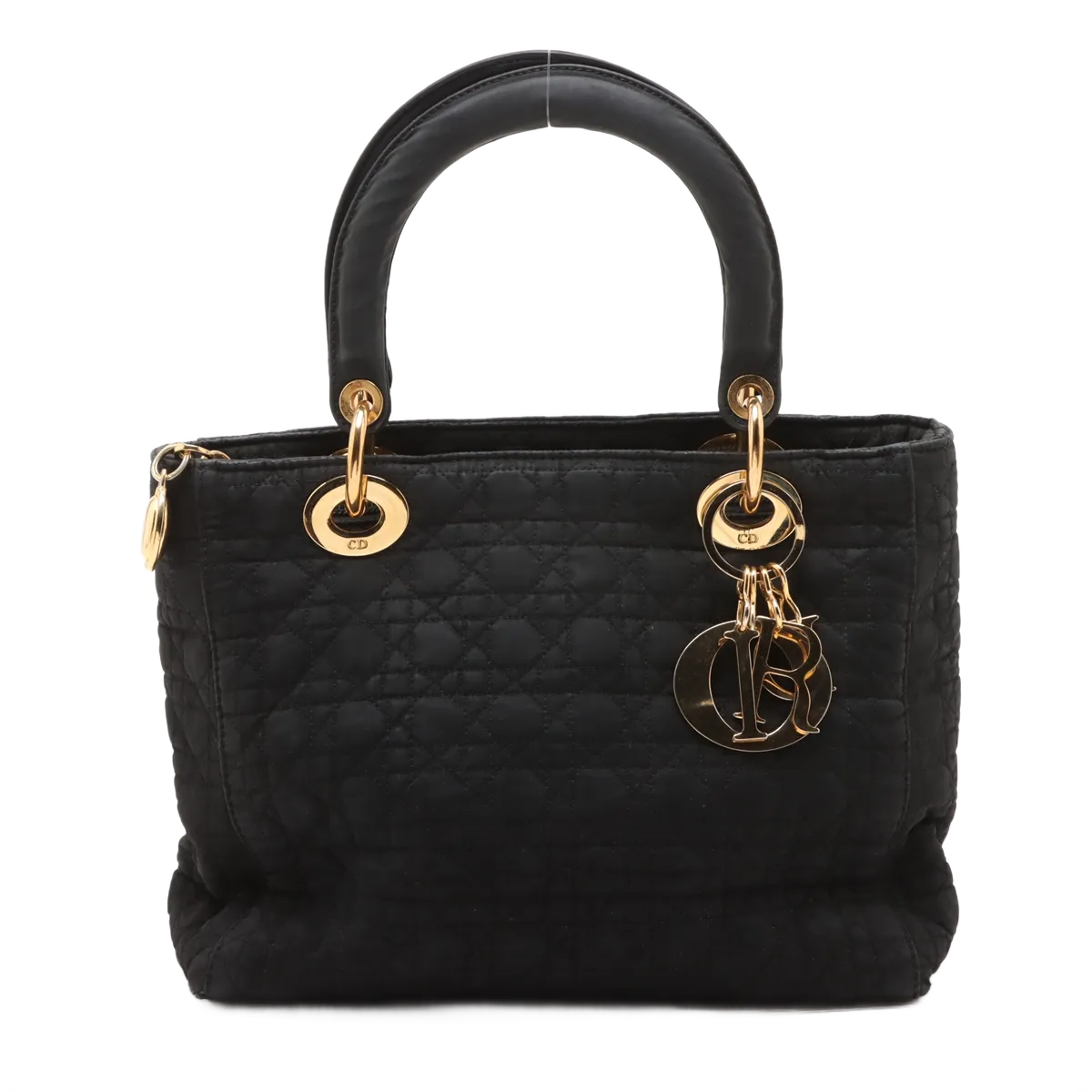 Christian Dior Lady Dior Chain Beaded Denim Mini