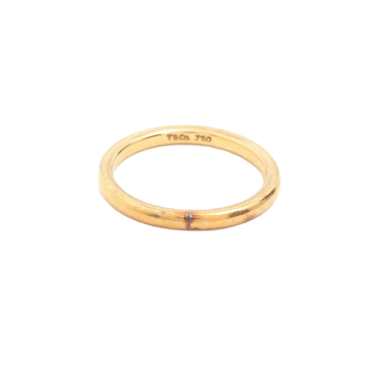 Tiffany & Co. Classic Wedding Band 18K Yellow Gold EU 55