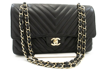 Chanel Timeless - Classic Double Flap Chevron Lambskin Medium