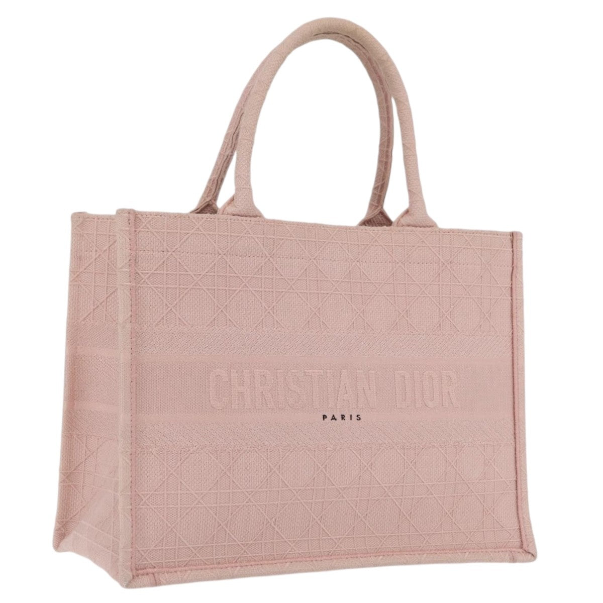 Christian Dior Book Cannage Embroidered Canvas Large