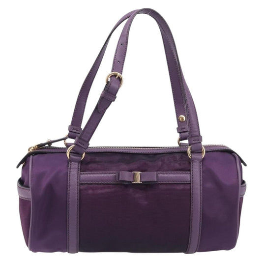 Salvatore Ferragamo Vara Bow Cylinder Bag Nylon Product Image