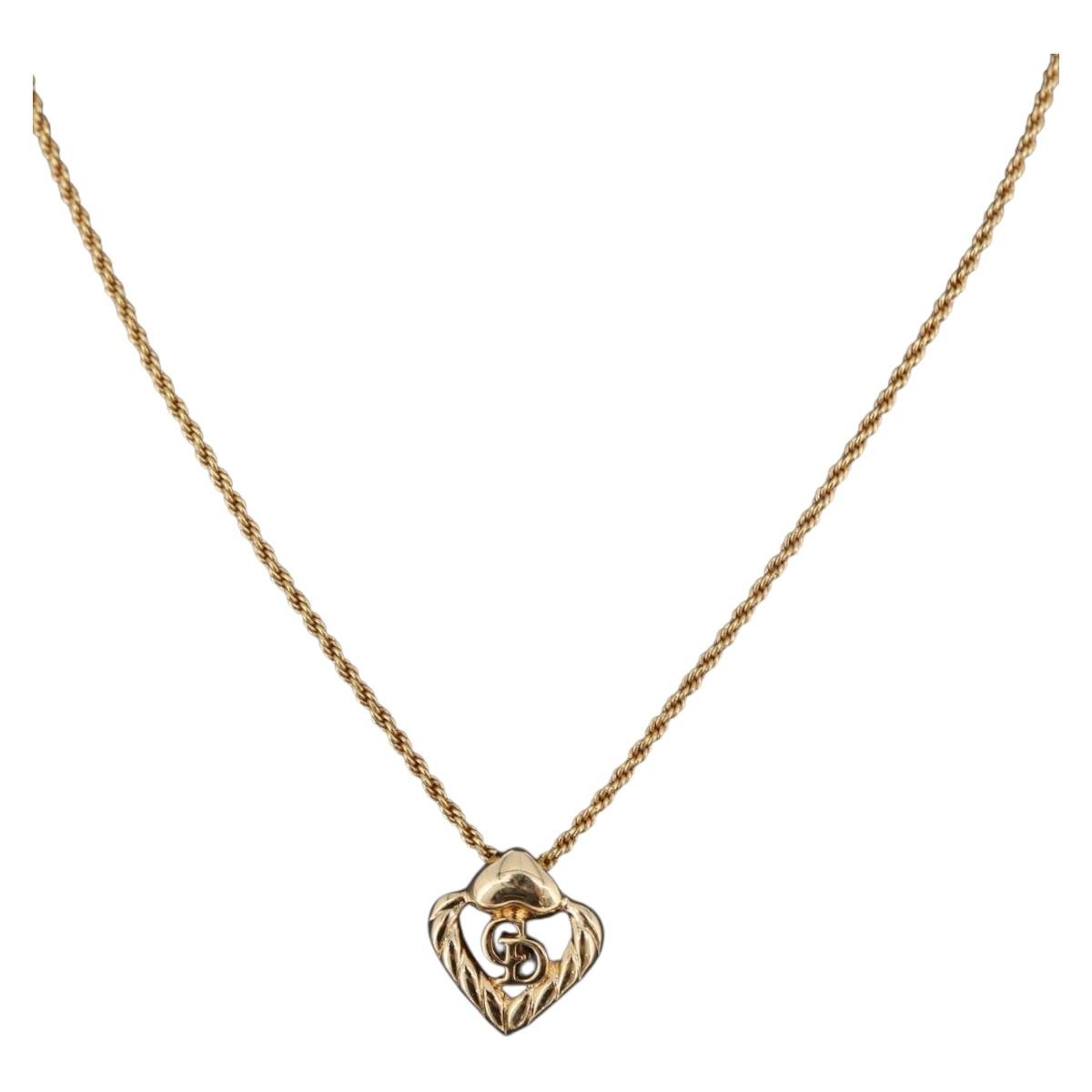 Christian Dior Vintage CD Heart Pendant Metal Product Image