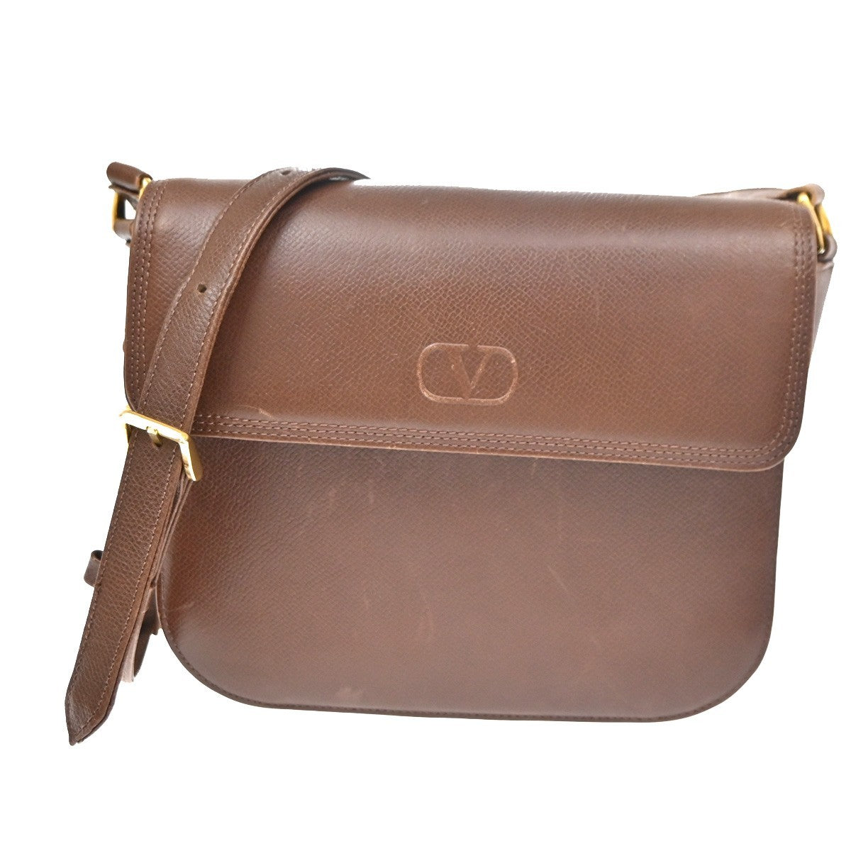 Valentino Garavani VLTN Flap Clutch Leather Product Image