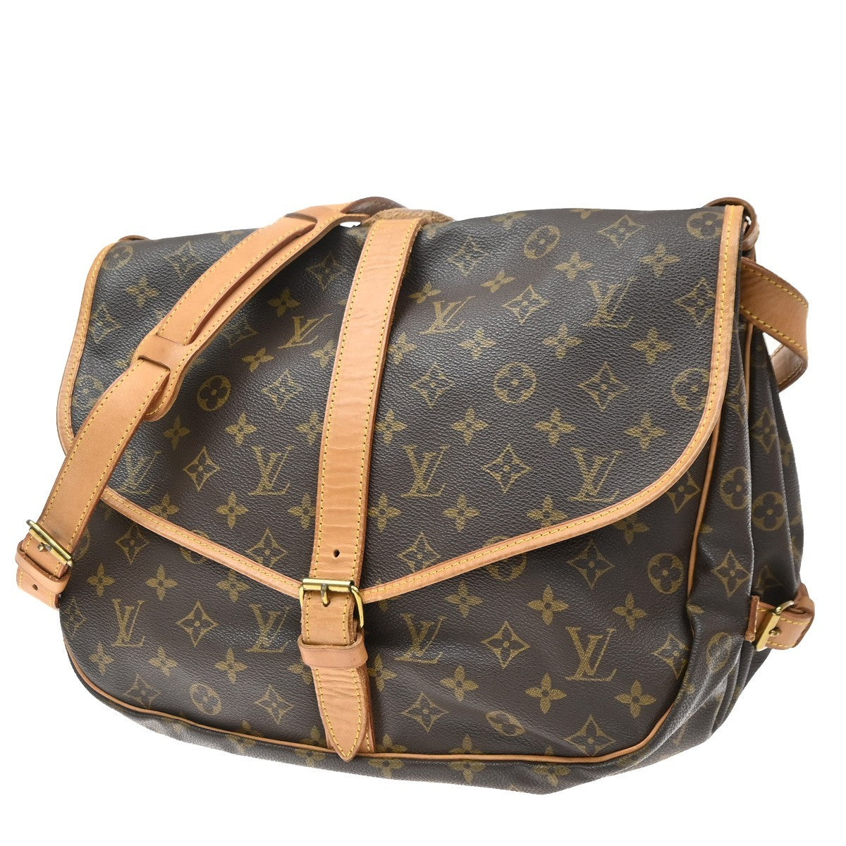 Louis Vuitton Saumur Monogram Canvas 35