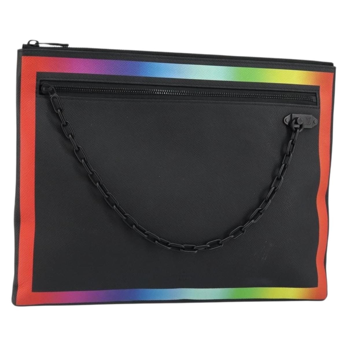 Louis Vuitton Pochette A4 Rainbow Taiga Leather Product Image