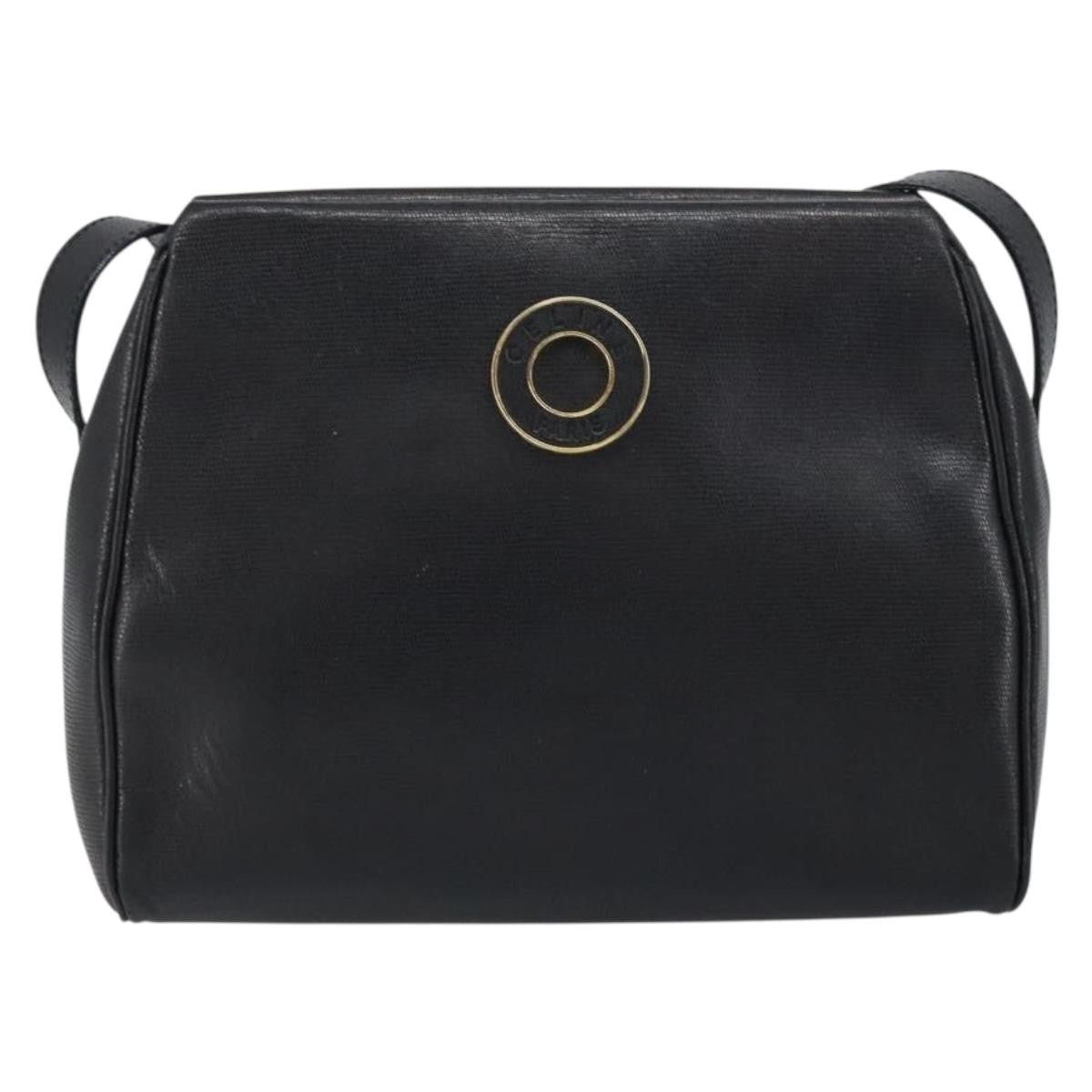 Celine Circle Logo Shoulder Bag Leather Product Image
