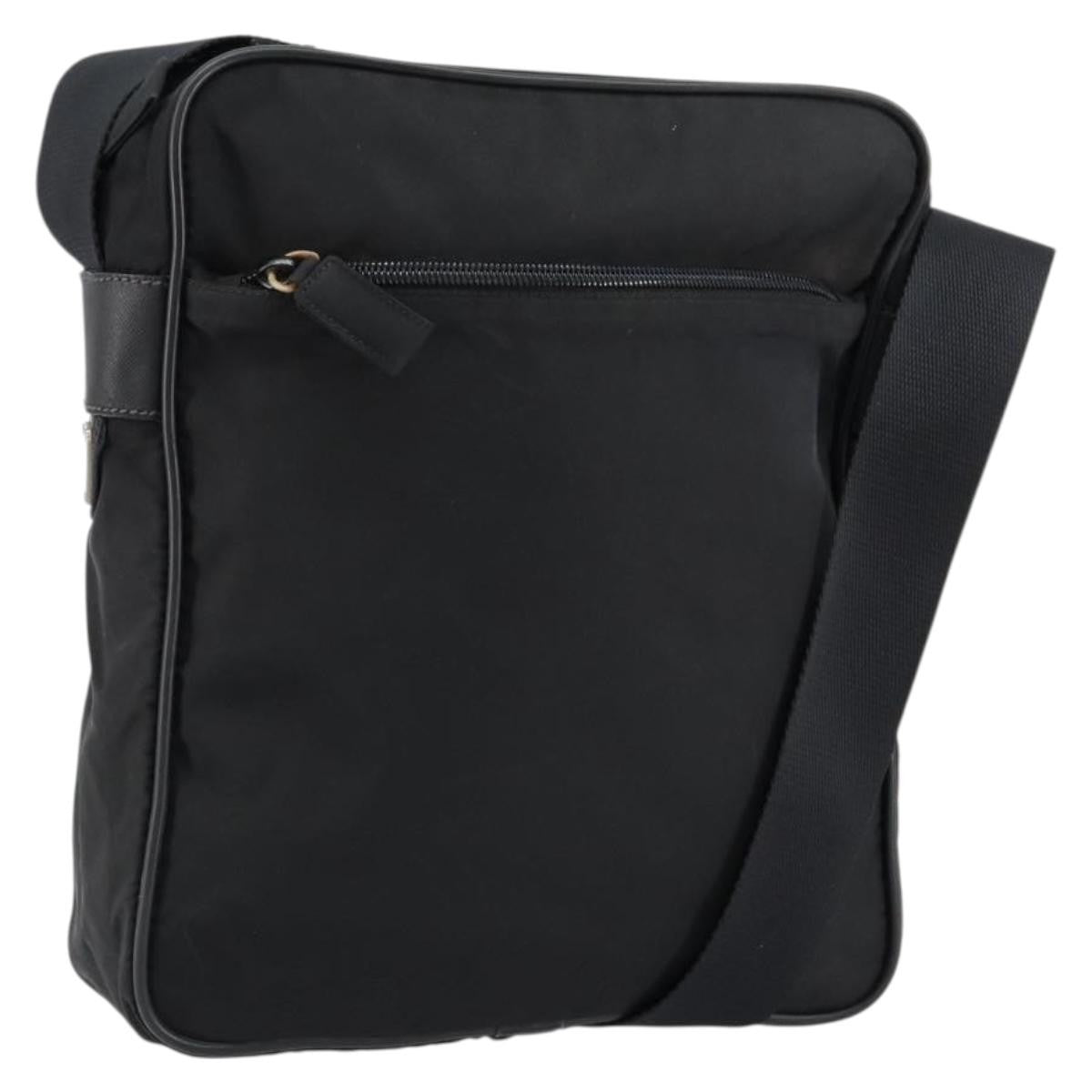 Prada Zip Messenger Tessuto with Leather Medium