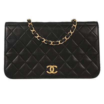 Chanel Vintage Full Flap Quilted Lambskin Small